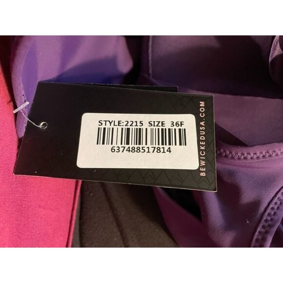 BeWicked Kristy Full Coverage Bra Purple 36F - Picture 8 of 12